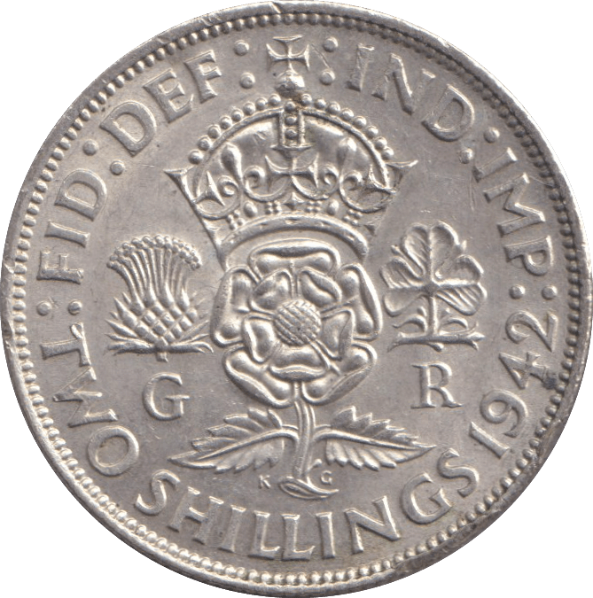 1942 FLORIN ( EF ) - FLORIN - Cambridgeshire Coins