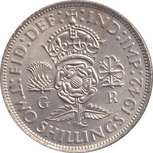 1942 FLORIN ( UNC ) - FLORIN - Cambridgeshire Coins