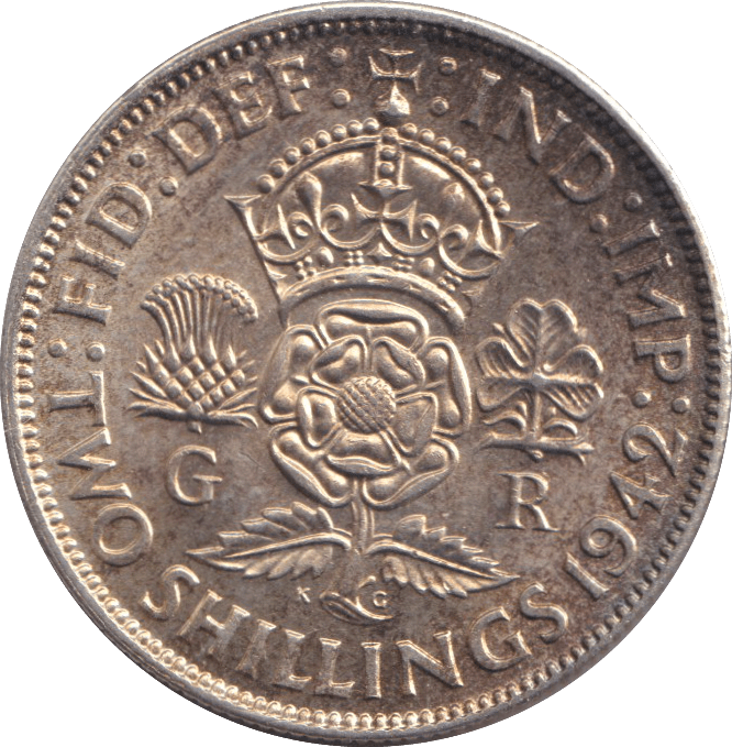 1942 FLORIN ( UNC ) - FLORIN - Cambridgeshire Coins