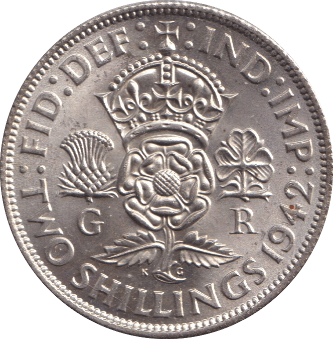1942 FLORIN ( UNC ) - FLORIN - Cambridgeshire Coins