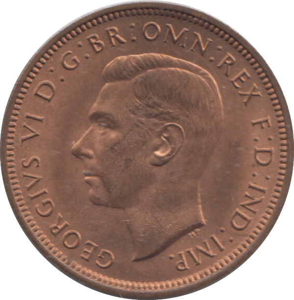 1942 HALF PENNY ( UNC ) - HALFPENNY - Cambridgeshire Coins