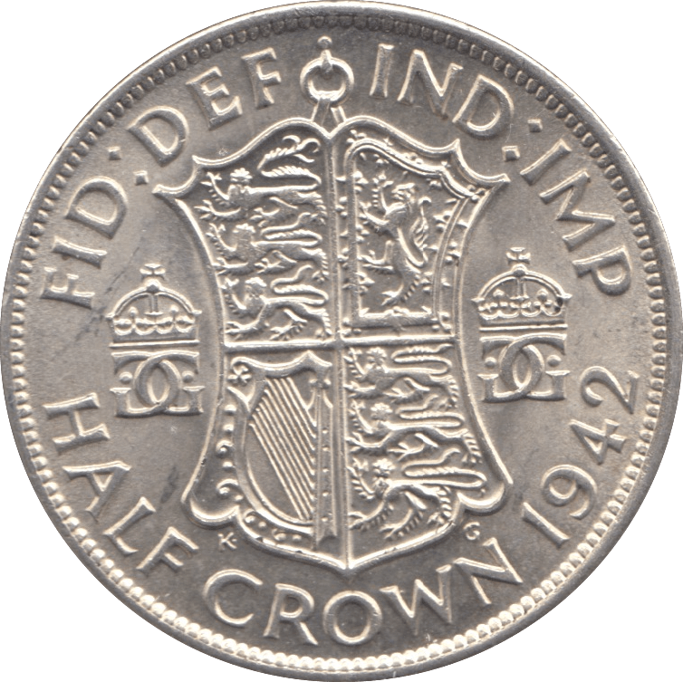 1942 HALFCROWN ( AUNC ) - Halfcrown - Cambridgeshire Coins