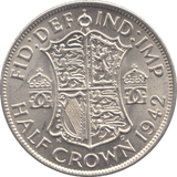 1942 HALFCROWN ( AUNC ) - Halfcrown - Cambridgeshire Coins