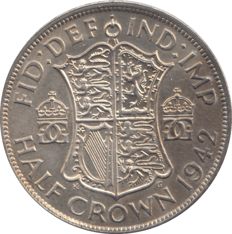 1942 HALFCROWN ( AUNC ) - HALFCROWN - Cambridgeshire Coins