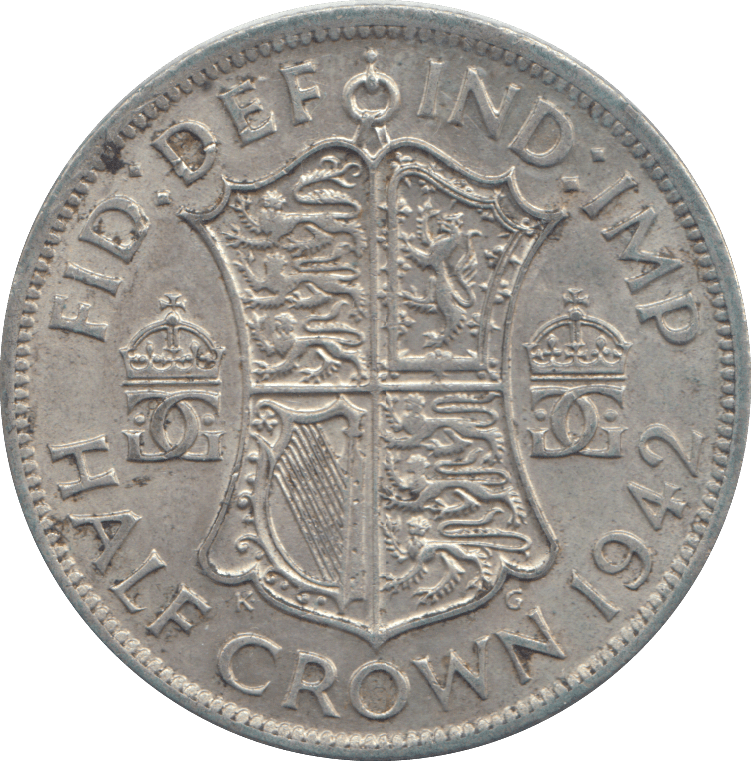 1942 HALFCROWN ( AUNC ) - HALFCROWN - Cambridgeshire Coins