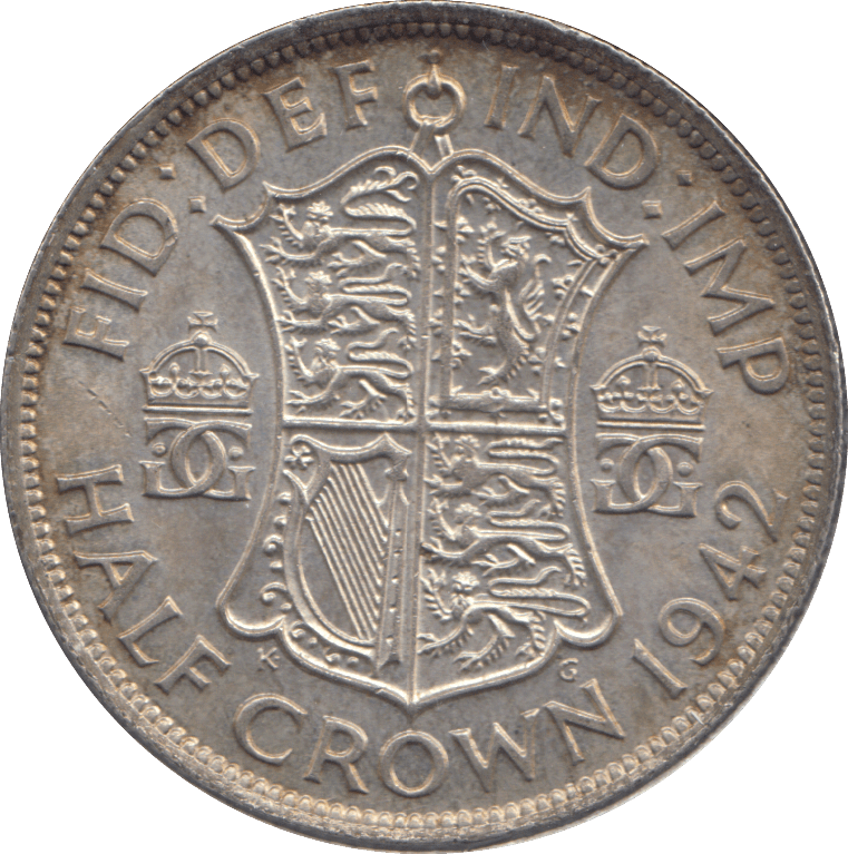 1942 HALFCROWN ( EF ) - HALFCROWN - Cambridgeshire Coins