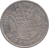1942 HALFCROWN ( GF ) - HALFCROWN - Cambridgeshire Coins