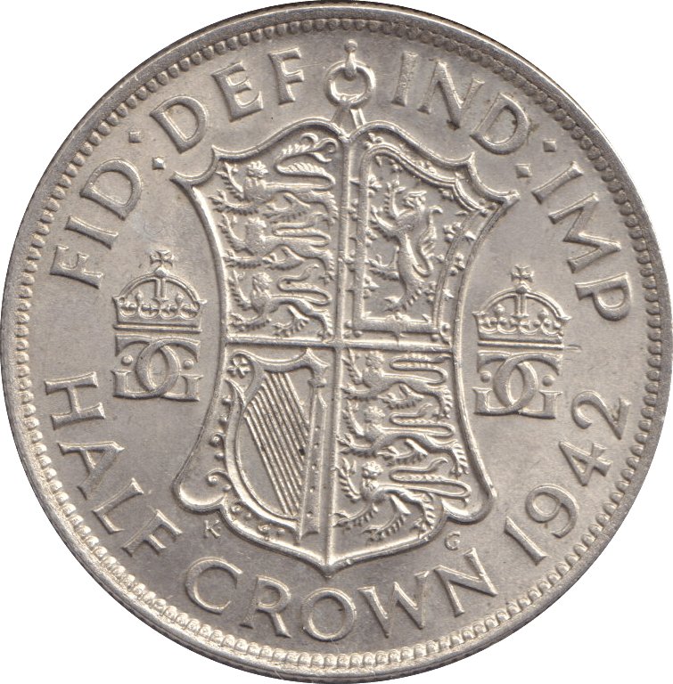 1942 HALFCROWN ( UNC ) 2 - HALFCROWN - Cambridgeshire Coins