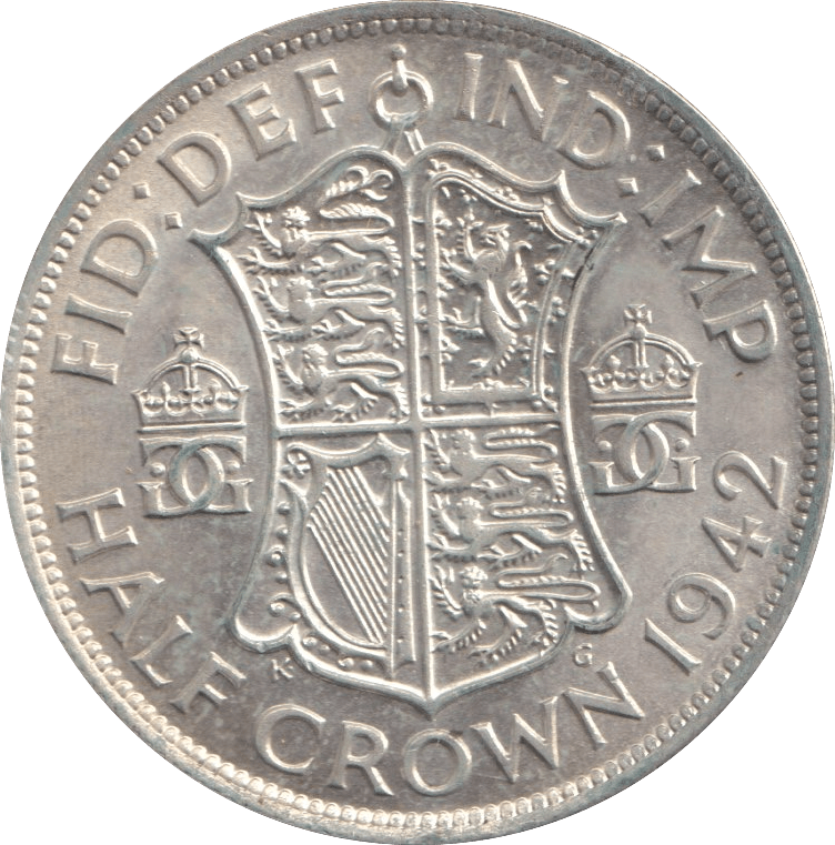 1942 HALFCROWN ( UNC ) - Halfcrown - Cambridgeshire Coins