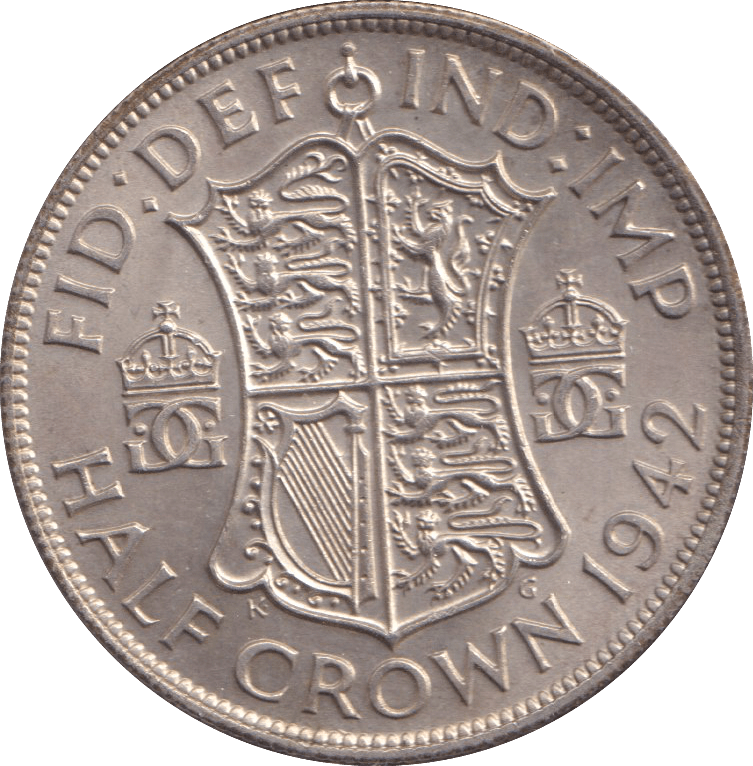 1942 HALFCROWN ( UNC ) - HALFCROWN - Cambridgeshire Coins