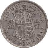 1942 HALFCROWN ( VF ) - HALFCROWN - Cambridgeshire Coins