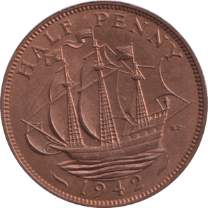 1942 HALFPENNY ( BU ) - HALFPENNY - Cambridgeshire Coins