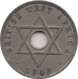 1942 PENNY BRITISH WEST AFRICA - WORLD COINS - Cambridgeshire Coins