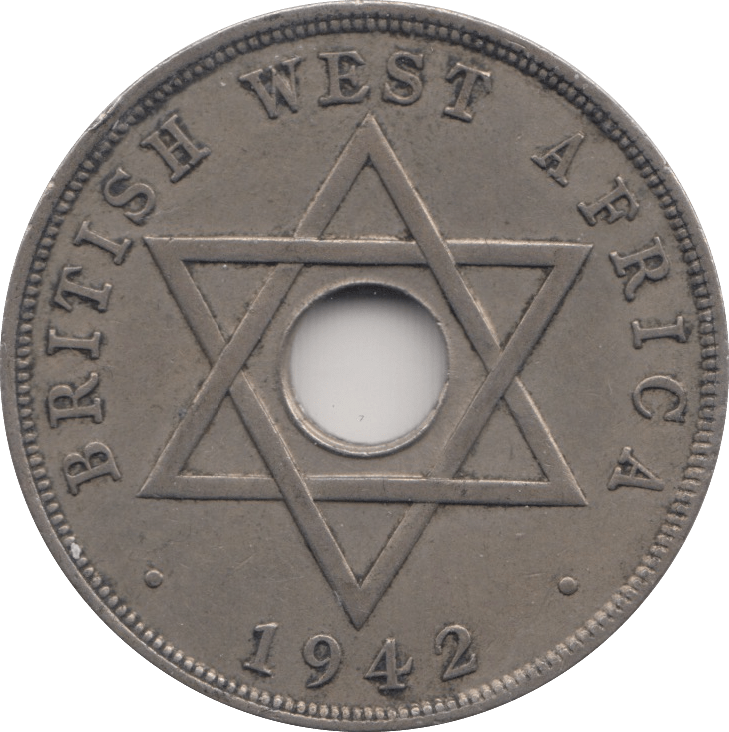 1942 PENNY BRITISH WEST AFRICA - WORLD COINS - Cambridgeshire Coins