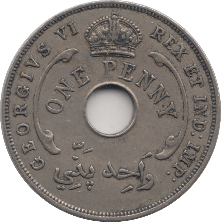 1942 PENNY BRITISH WEST AFRICA - WORLD COINS - Cambridgeshire Coins