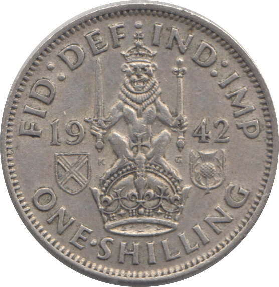 1942 SHILLING ( AUNC ) - SHILLING - Cambridgeshire Coins