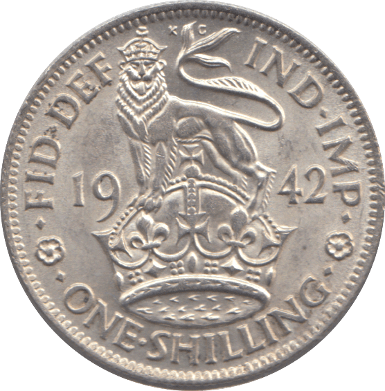 1942 SHILLING ( AUNC ) - SHILLING - Cambridgeshire Coins