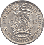 1942 SHILLING ( AUNC ) - SHILLING - Cambridgeshire Coins