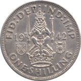 1942 SHILLING ( AUNC ) - Shilling - Cambridgeshire Coins