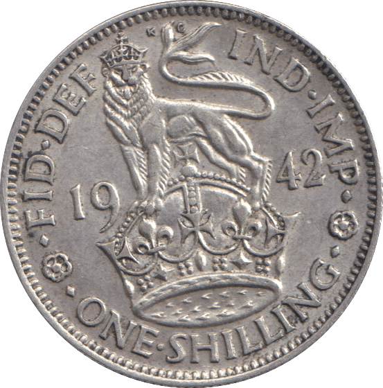 1942 SHILLING ( AUNC ) - SHILLING - Cambridgeshire Coins
