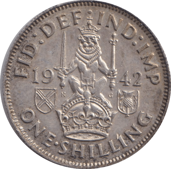 1942 SHILLING ( AUNC ) - SHILLING - Cambridgeshire Coins