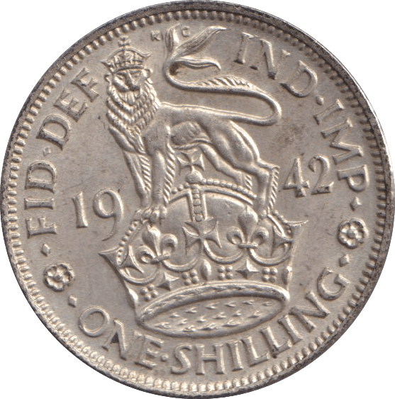1942 SHILLING ( EF ) - SHILLING - Cambridgeshire Coins