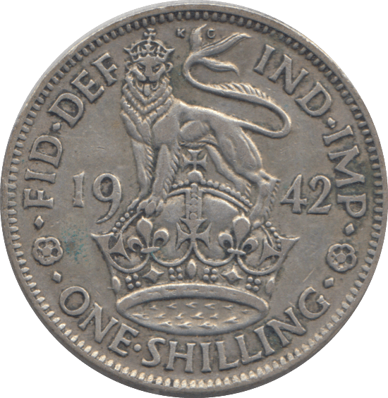 1942 SHILLING ( GVF ) - SHILLING - Cambridgeshire Coins