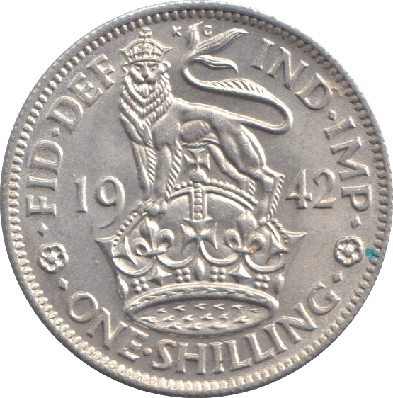 1942 SHILLING ( UNC ) ENGLISH - SHILLING - Cambridgeshire Coins