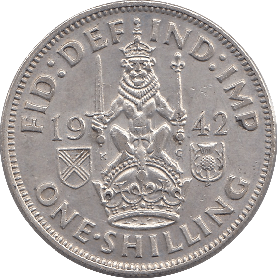 1942 SHILLING ( UNC ) SCOTLAND - Shilling - Cambridgeshire Coins
