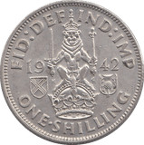 1942 SHILLING ( UNC ) SCOTLAND - Shilling - Cambridgeshire Coins
