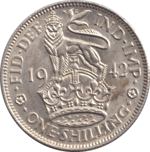 1942 SHILLING ( UNC ) - SHILLING - Cambridgeshire Coins