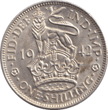 1942 SHILLING ( UNC ) - SHILLING - Cambridgeshire Coins
