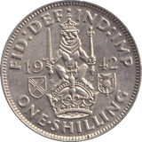 1942 SHILLING ( UNC ) - SHILLING - Cambridgeshire Coins