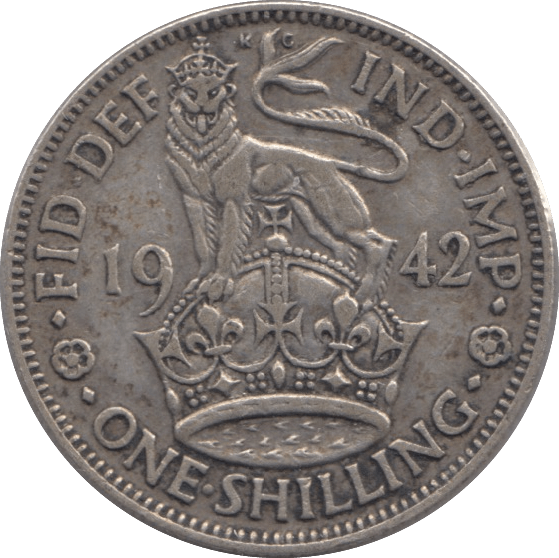 1942 SHILLING ( VF ) ENGLAND - Shilling - Cambridgeshire Coins