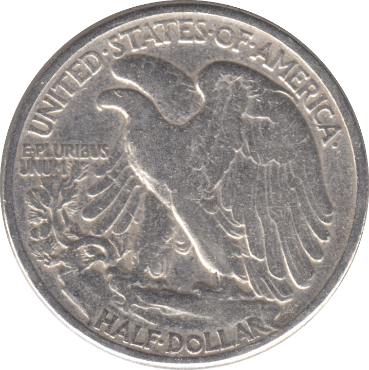 1942 SILVER HALF DOLLAR USA - SILVER WORLD COINS - Cambridgeshire Coins