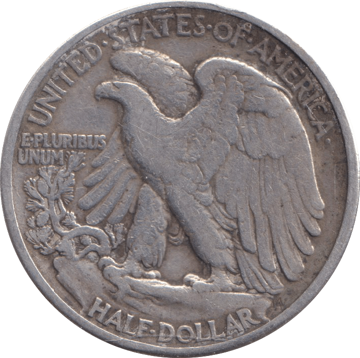 1942 SILVER HALF DOLLAR USA - SILVER WORLD COINS - Cambridgeshire Coins