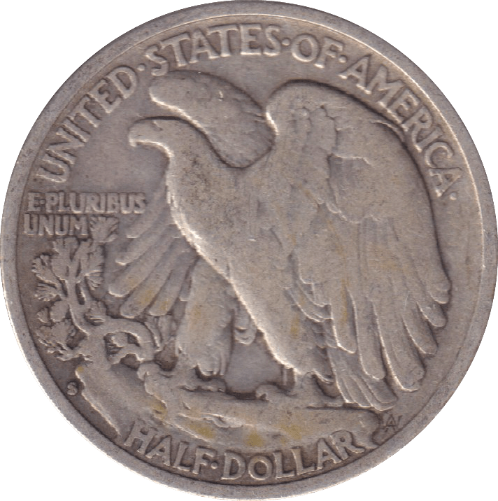 1942 SILVER HALF DOLLAR USA - SILVER WORLD COINS - Cambridgeshire Coins