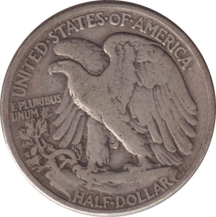 1942 SILVER HALF DOLLAR USA - WORLD COINS - Cambridgeshire Coins