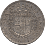 1942 SILVER HALFCROWN NEW ZEALAND - SILVER WORLD COINS - Cambridgeshire Coins