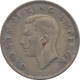 1942 SILVER HALFCROWN NEW ZEALAND - SILVER WORLD COINS - Cambridgeshire Coins