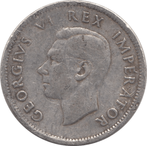 1942 SILVER ONE SHILLING SOUTH AFRICA - SILVER WORLD COINS - Cambridgeshire Coins