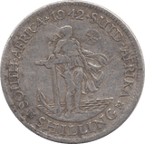 1942 SILVER ONE SHILLING SOUTH AFRICA - SILVER WORLD COINS - Cambridgeshire Coins
