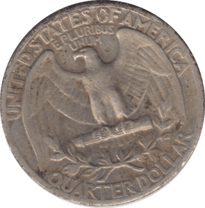 1942 SILVER USA QUARTER - SILVER WORLD COINS - Cambridgeshire Coins