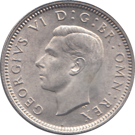 1942 SIXPENCE (EF) - WORLD COINS - Cambridgeshire Coins