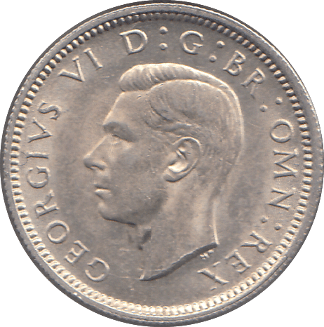 1942 SIXPENCE ( UNC ) 5 - SIXPENCE - Cambridgeshire Coins