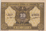 1942 TEN CENT BANKNOTE FRENCH INDO - CHINA REF 509 - WORLD BANKNOTES - Cambridgeshire Coins