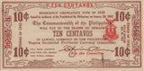 1942 TEN CENTAVOS BANKNOTE PHILIPPINES REF 500 - WORLD BANKNOTES - Cambridgeshire Coins
