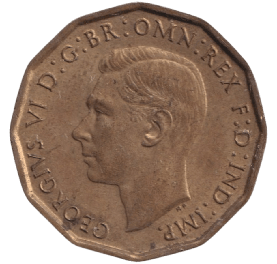 1942 THREEPENCE ( EF ) - THREEPENCE - Cambridgeshire Coins