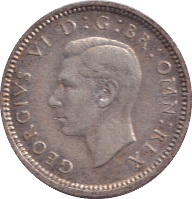 1942 THREEPENCE ( GVF ) - THREEPENCE - Cambridgeshire Coins