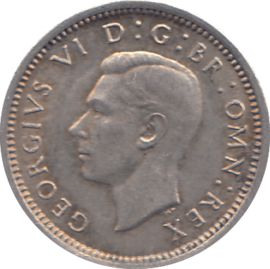 1942 THREEPENCE ( UNC ) - THREEPENCE - Cambridgeshire Coins